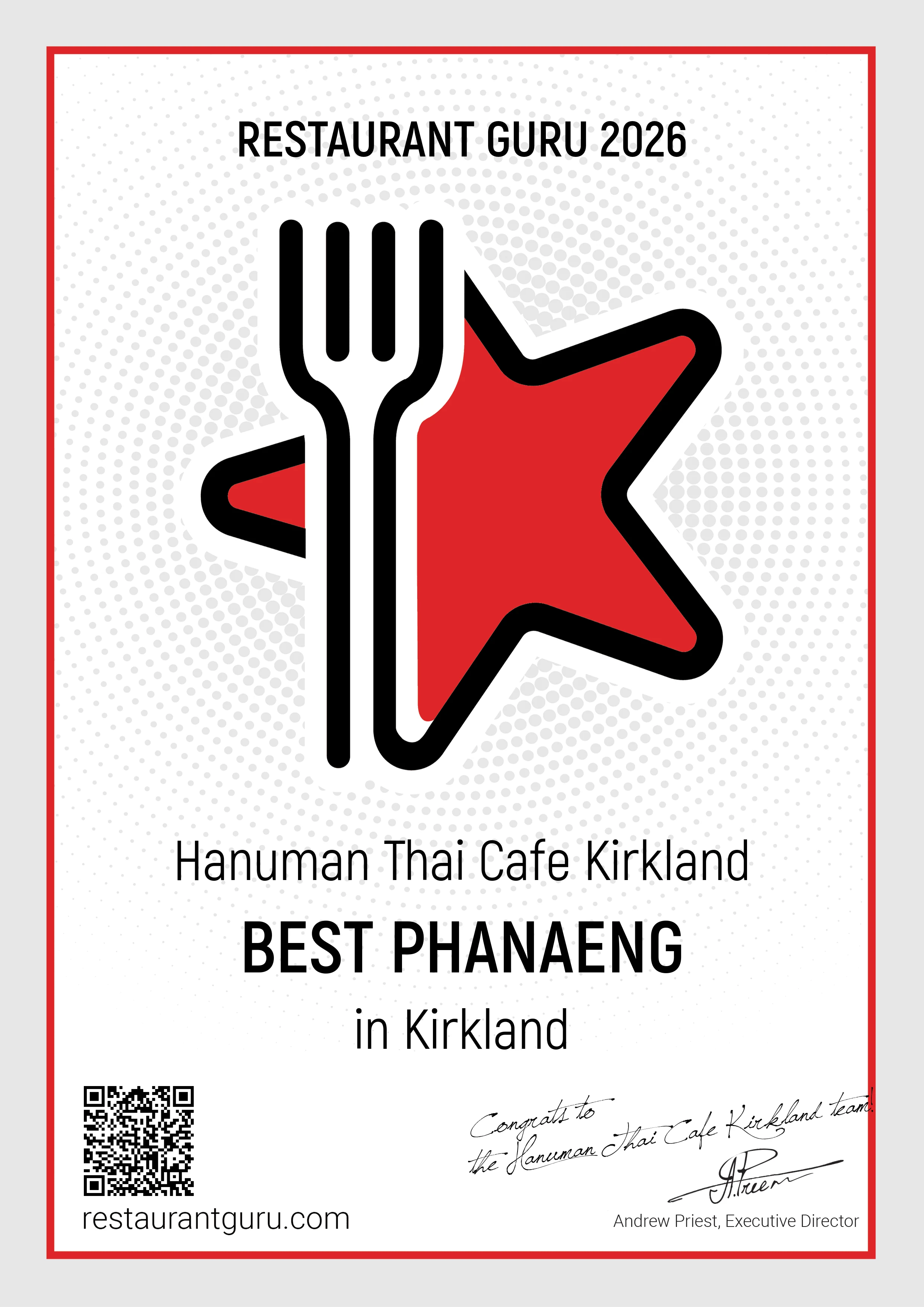 Restaurant Guru Best Panang Curry 2025 & 2026