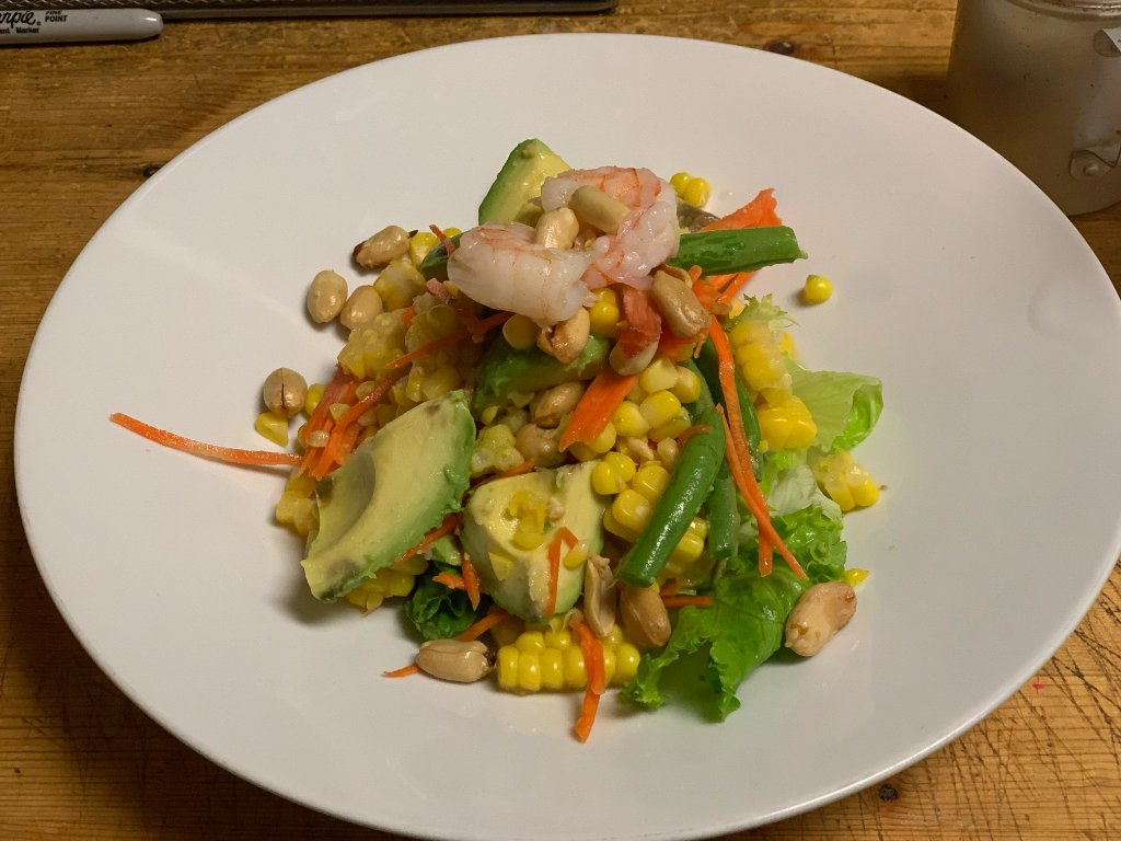 Avocado Corn Salad at Hanuman Thai Cafe Kirkland