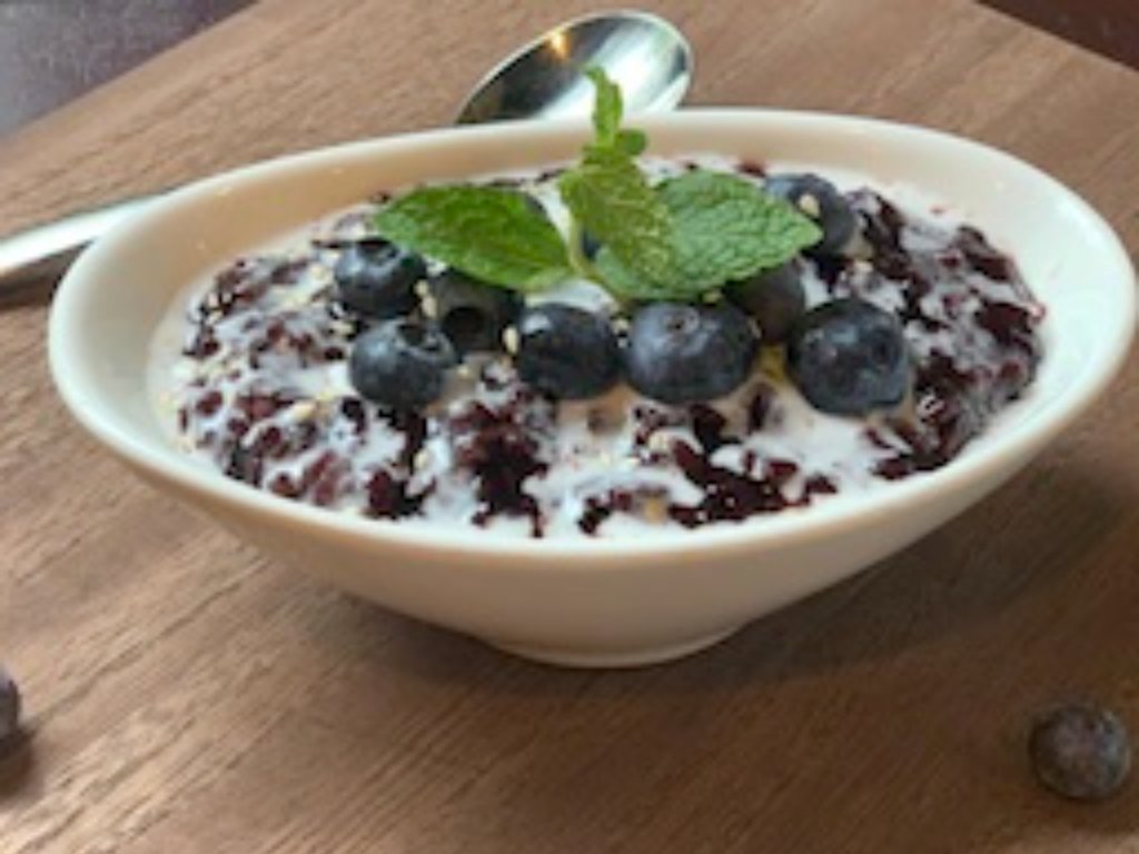 Black Rice Pudding at Hanuman Thai Cafe Kirkland