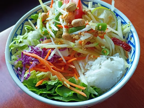 Combo 11 Papaya Rice Bowl Lunch Combo