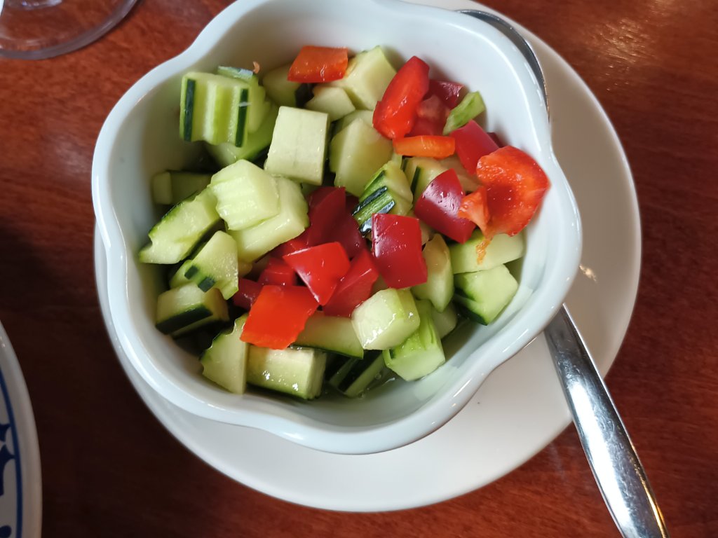 Cucumber Salad at Hanuman Thai Cafe Kirkland
