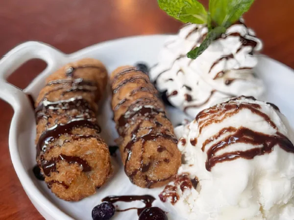 Fried Bananas at Hanuman Thai Cafe Kirkland