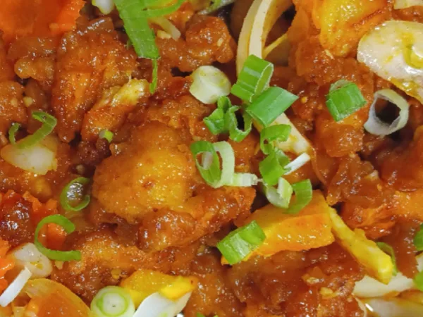 Orange Chicken at Hanuman Thai Cafe Kirkland