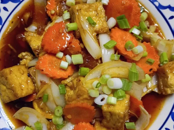 Orange Tofu at Hanuman Thai Cafe Kirkland