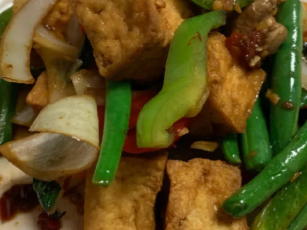 Pad Basil at Hanuman Thai Cafe Kirkland
