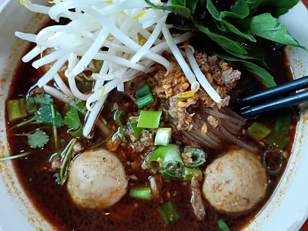 Thai Boat Noodles at Hanuman Thai Cafe Kirkland