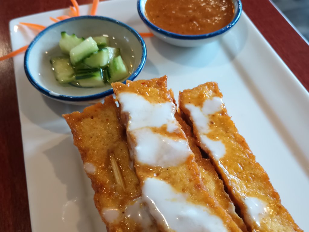 Tofu Satay at Hanuman Thai Cafe Kirkland