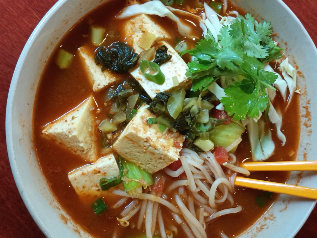 Tomato Noodle Soup at Hanuman Thai Cafe Kirkland