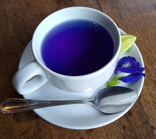 Butter fly pea flower tea